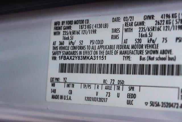 2021 Ford Transit Passenger Wagon XL