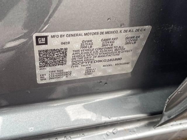 2019 Chevrolet Silverado 1500 LT Trail Boss