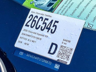 2026 Chevrolet Equinox EV LT