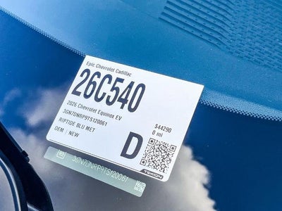 2026 Chevrolet Equinox EV LT