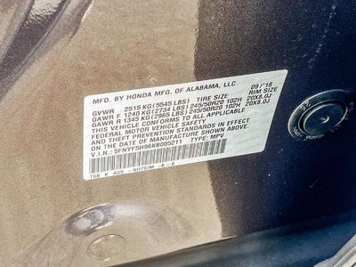 2019 Honda Pilot Touring 8-Passenger