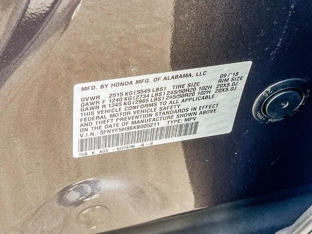 2019 Honda Pilot Touring 8-Passenger