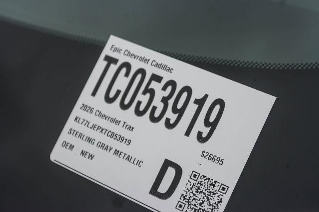 2026 Chevrolet Trax 2RS