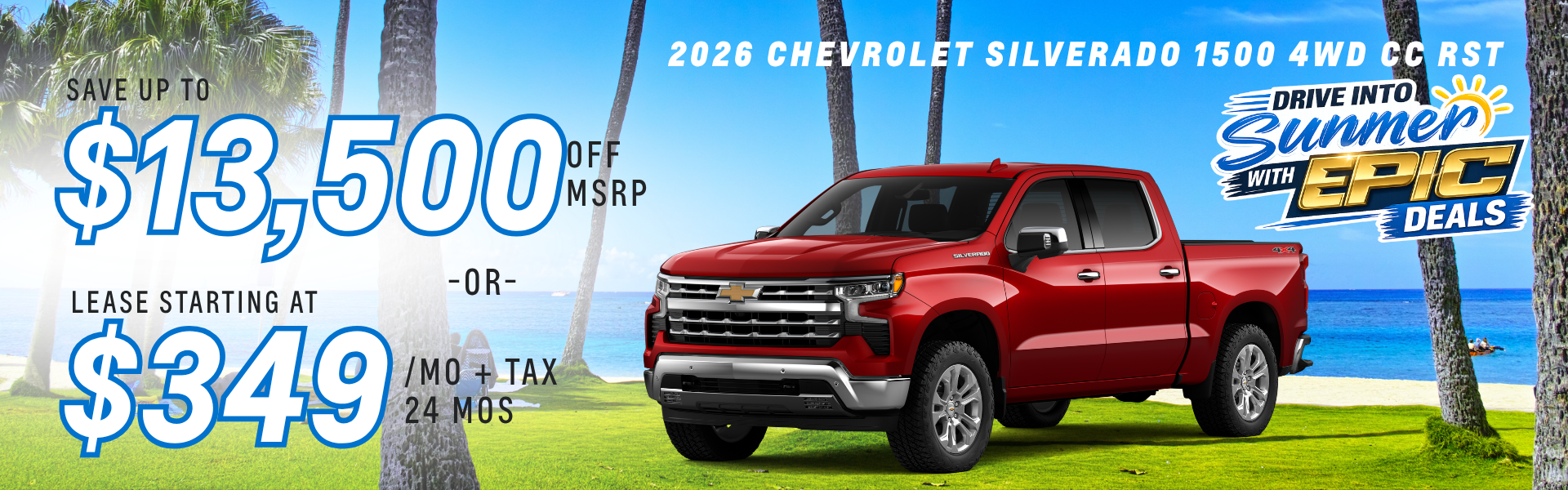 2026 CHEVROLET SILVERADO 1500 4WD CREW CAB RST
