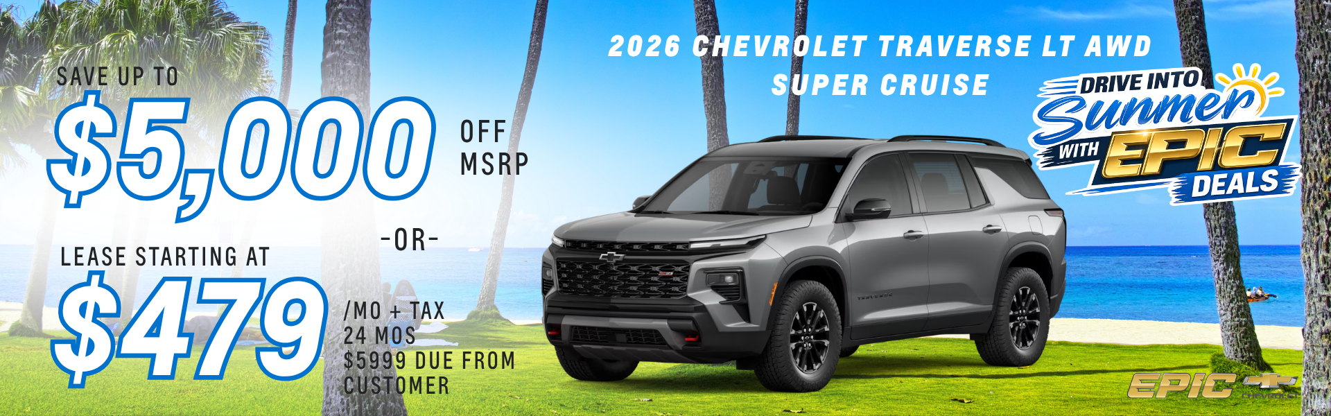 2026 Chevrolet Traverse LT AWD With SUPER CRUISE!!!