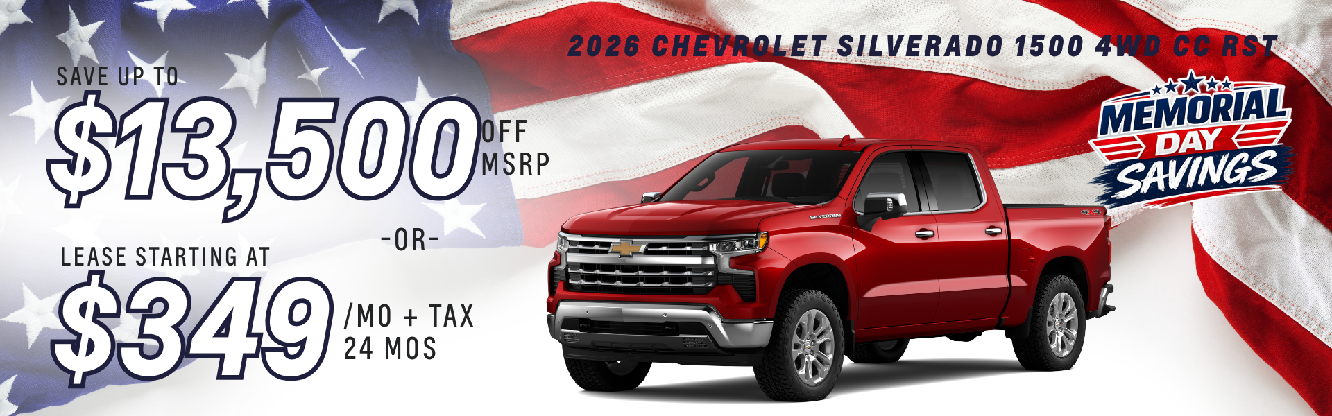2026 CHEVROLET SILVERADO 1500 4WD CREW CAB RST