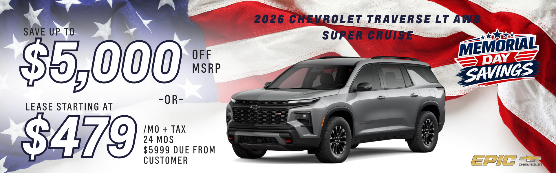 2026 Chevrolet Traverse LT AWD With SUPER CRUISE!!!