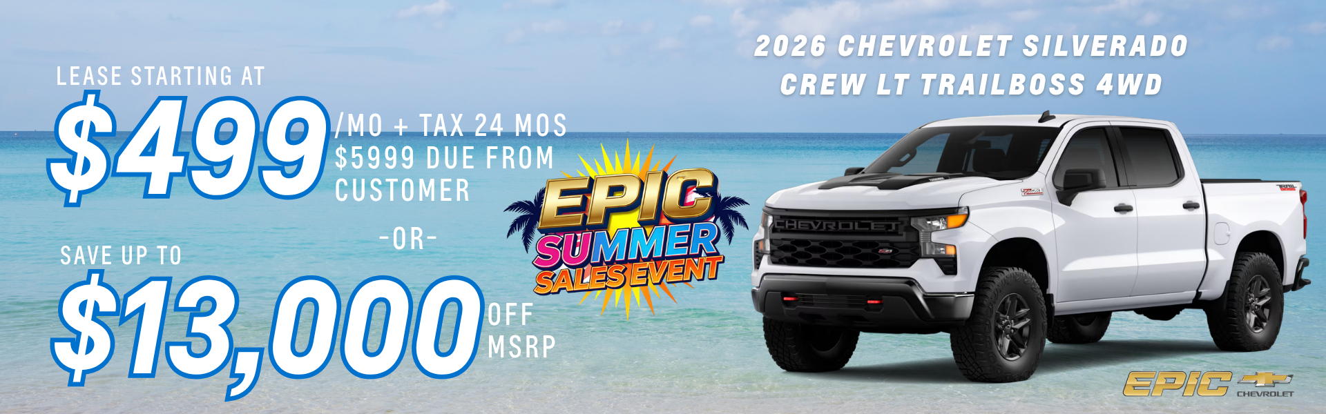 2026 Chevrolet Silverado Crew LT TRAILBOSS 4WD
