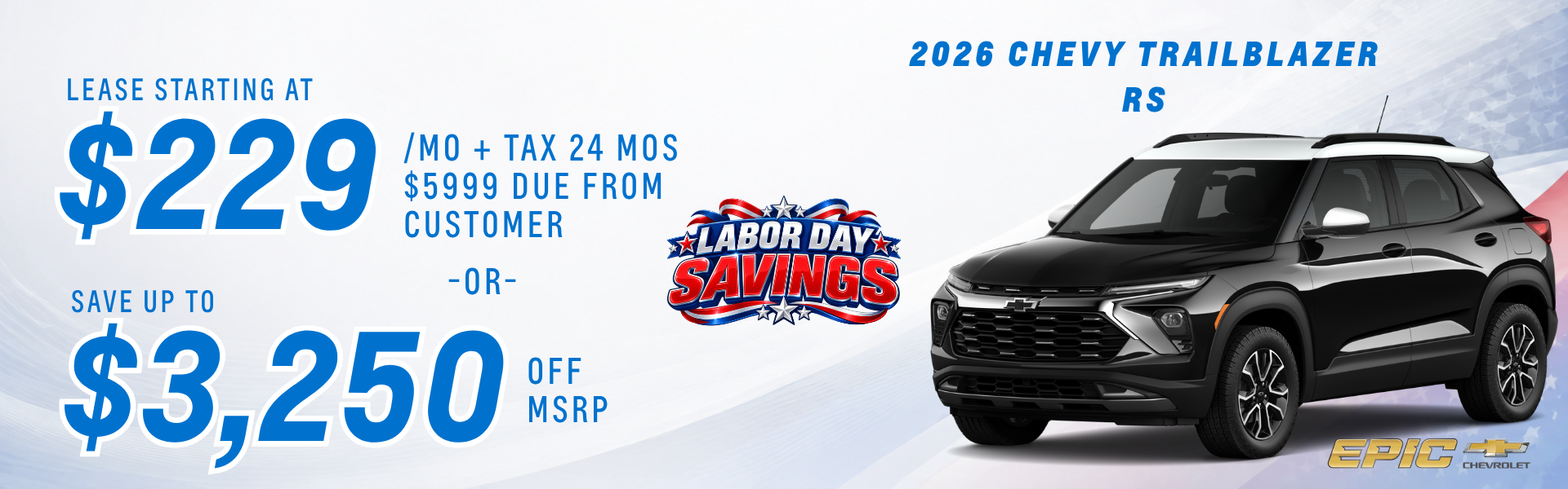 2026 CHEVY TRAILBLAZER RS