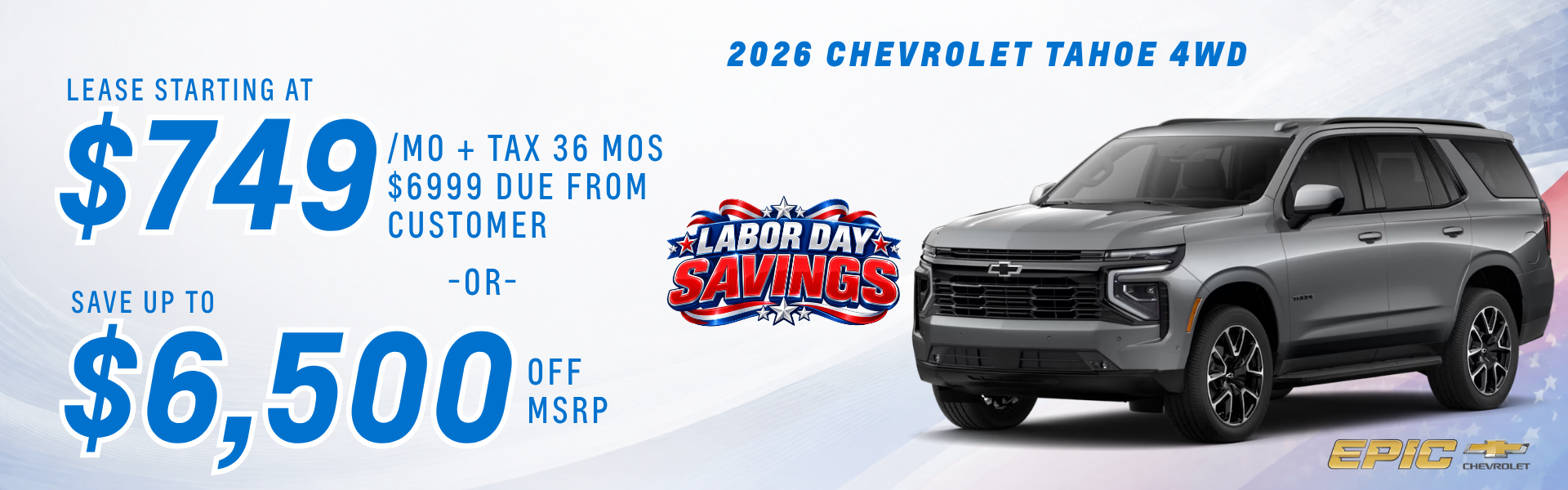 2026 Chevrolet Tahoe 4WD