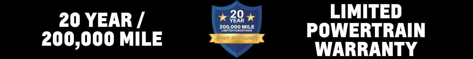 Limited powertrain warranty banner